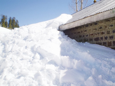 winter of discontent three times more snowfall in galiyat this season