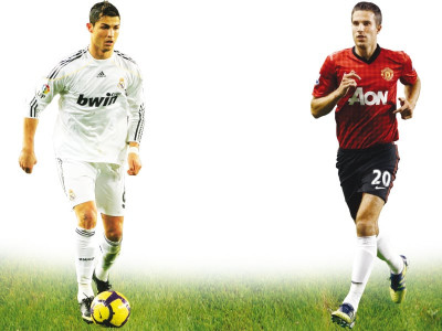 ronaldo s real set for battle against persie inspired united