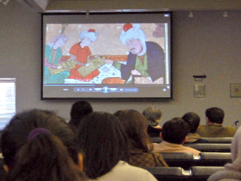 the audience watches photo muhammad javaid