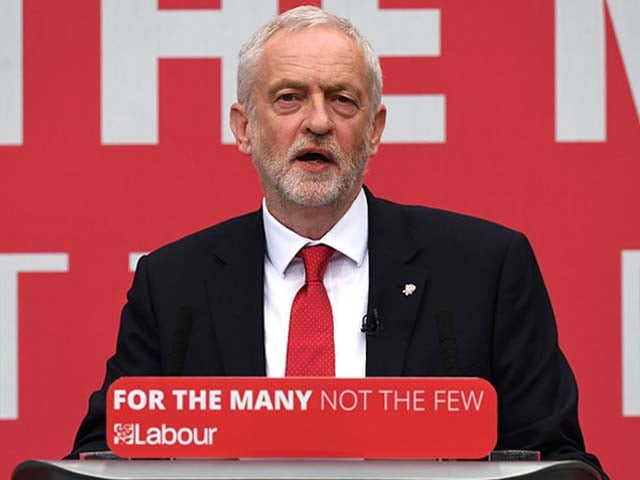 labour leader jeremy corbyn speaking at the labour election manifesto launch in bradford on tuesday photo afp labour leader jeremy corbyn speaking at the labour election manifesto launch in bradford on tuesday photo afp