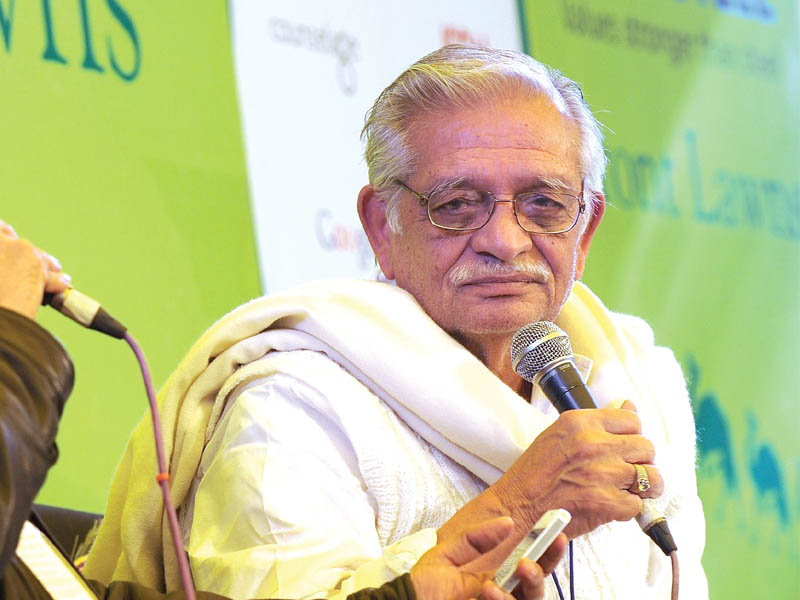 indian poet gulzar photo afp file