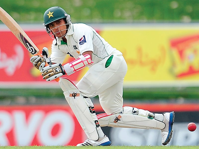 adnan akmal was unbeaten on 53 for lahore ravi against hyderabad at the close of play yesterday photo file afp