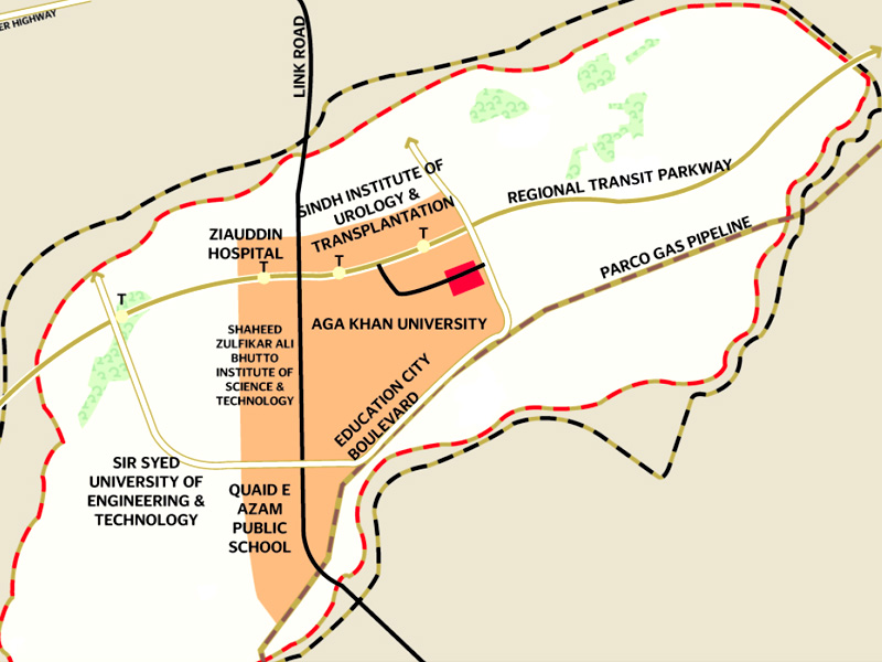 the map above shows the land allotted to various universities in the proposed 8 900 km education city however lack of infrastructure seems to be the major hurdle faced by universities as they contemplate establishing their campuses photo file