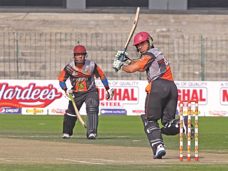 the afghanistan team toured pakistan to prepare for their upcoming world cup qualifying matches this year photo express shafiq malik