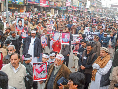religious persecution hundreds protest shia killings