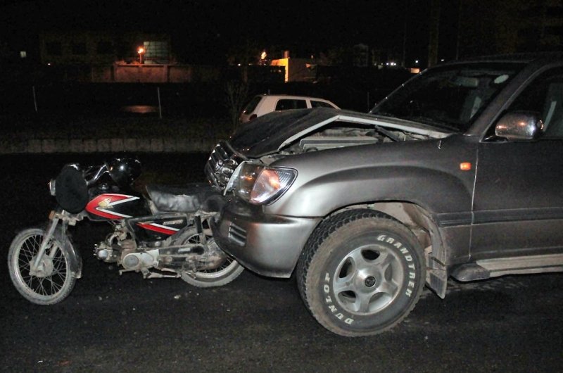 muzamil hussain shah and shoaib raza employees of cda were going home from work when a speeding us embassy car hit the bike on thursday photo online