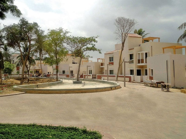the developers of naya nazimabad a mega housing project located on the outskirts of karachi say that they have received an overwhelming response since their first launch photo file