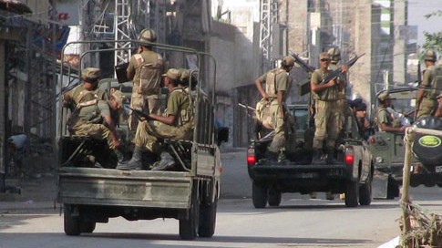 an army contingent in bannu photo afp file