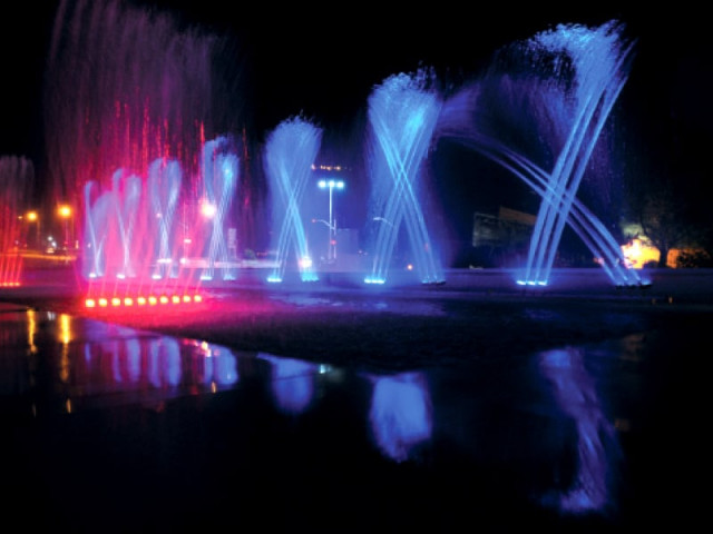 the f 7 fountain a few days after it became operational photo muhammad javaid express the f 7 fountain a few days after it became operational photo muhammad javaid express