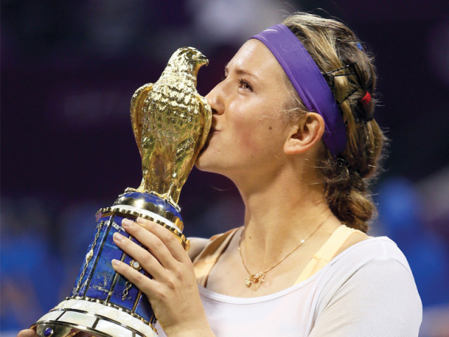 despite the win azarenka was replaced by williams on top of the wta rankings yesterday photo afp despite the win azarenka was replaced by williams on top of the wta rankings yesterday photo afp