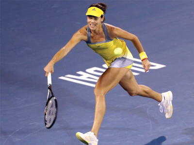 ivanovic reaches dubai second round azarenka withdraws