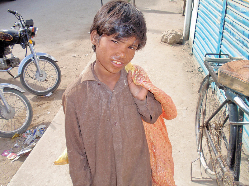 nadir became a scavenger after his father refused to support his family photo express