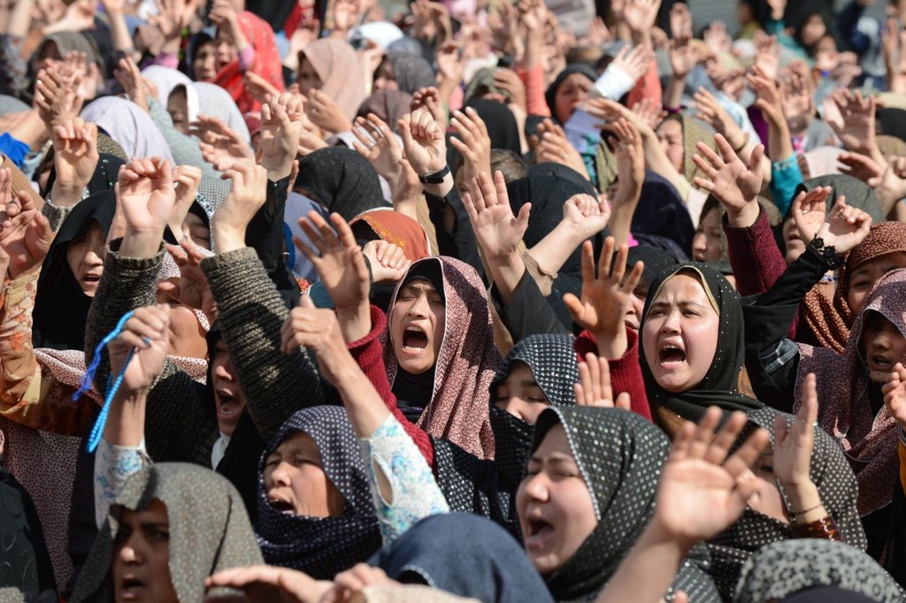 file photo of hazara women protesting in quetta photo afp