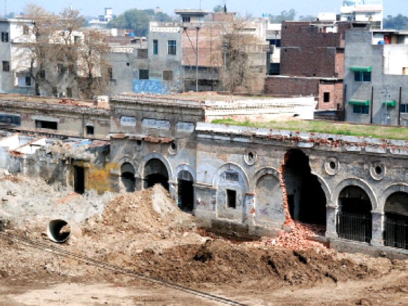 quot the building will now be converted into a historical landmark similar to the chauburji chowk in lahore quot says station master photo muhammad farooq express