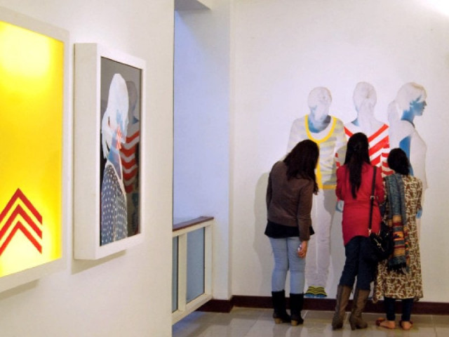 the works ranging from miniature oil on canvas printmaking and mixed media are all an interesting mesh of varied techniques and inspirations photo muhammad javaid express the works ranging from miniature oil on canvas printmaking and mixed media are all an interesting mesh of varied techniques and inspirations photo muhammad javaid express