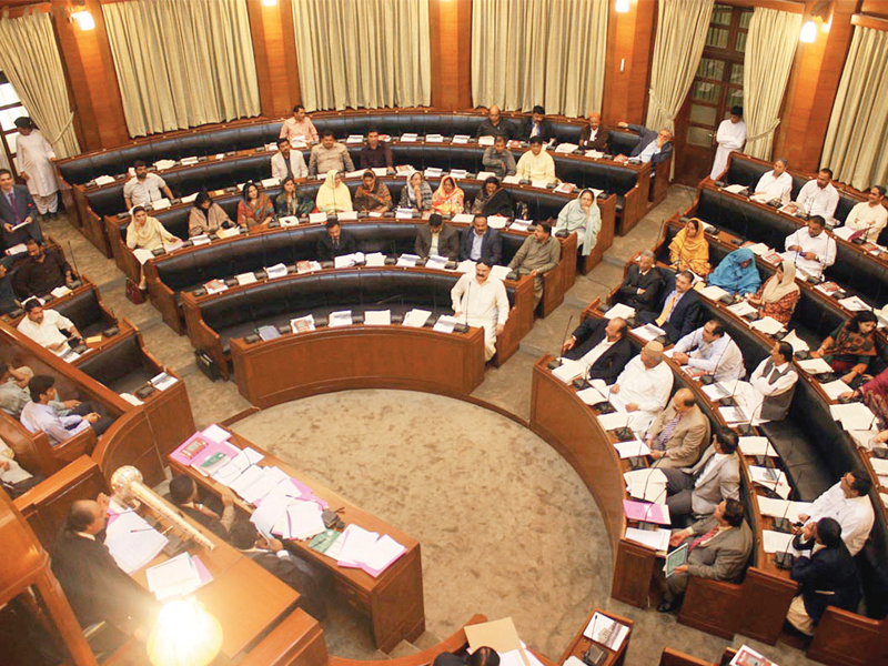 file photo of the sindh assembly photo online file