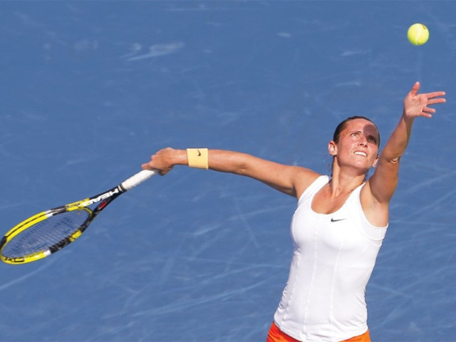 the italian vinci is yet to drop a set at the dubai championship this year photo afp the italian vinci is yet to drop a set at the dubai championship this year photo afp