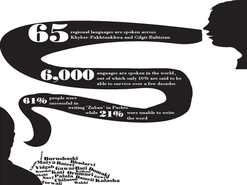 according to some experts there are around 60 languages spoken in pakistan 30 of which are spoken in khyber pakhtunkhwa and gilgit baltistan layout maha haider