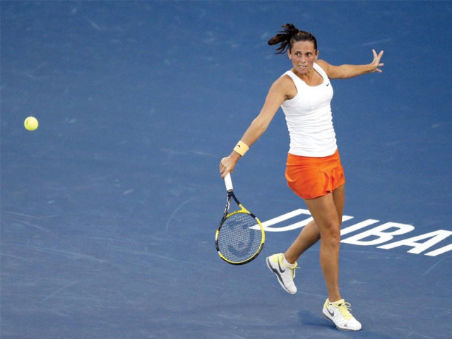 errani faced problems with her serve but proved too good at the end for vinci photo reuters errani faced problems with her serve but proved too good at the end for vinci photo reuters