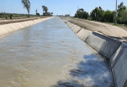 old canal restores water flow