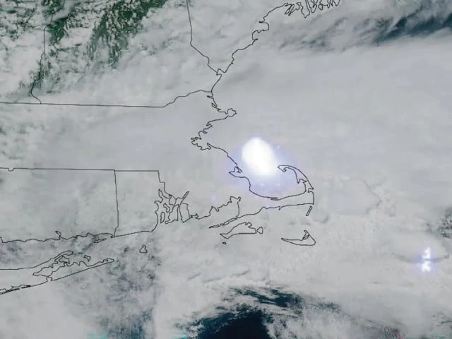 this satellite image handout from the cooperative institute for research in the atmosphere at colorado state university and the national oceanic and atmospheric administration csu cira and noaa taken on may 30 2026 at 18 06 utc shows a meteor exploding in the atmosphere over northeastern massachusetts and southeastern new hampshire photo afp this satellite image handout from the cooperative institute for research in the atmosphere at colorado state university and the national oceanic and atmospheric administration csu cira and noaa taken on may 30 2026 at 18 06 utc shows a meteor exploding in the atmosphere over northeastern massachusetts and southeastern new hampshire photo afp