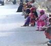 a large number of beggars sitting on the roadside waiting for mercy at wahduwah road on february 10 2022 photo app