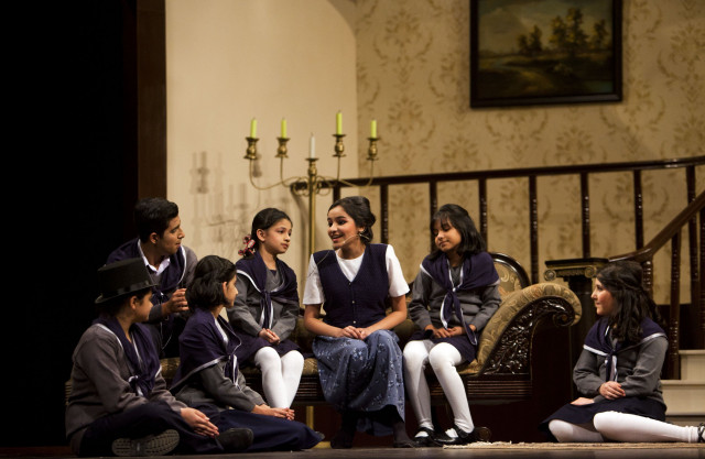 maria sings to the von trapp children photo myra iqbal express maria sings to the von trapp children photo myra iqbal express