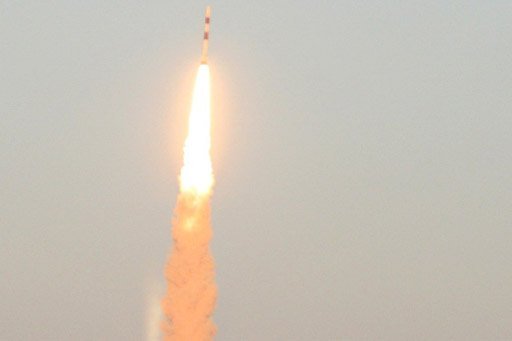 india 039 s pslv c20 satellite launch vehicle lifts off from the launchpad at sriharikora on february 25 2013 photo afp