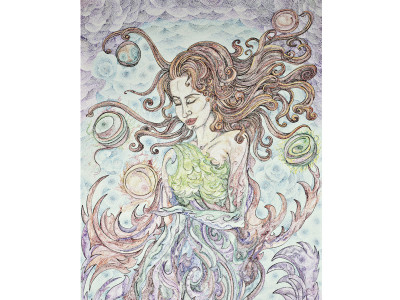 lubna paints a universe of women