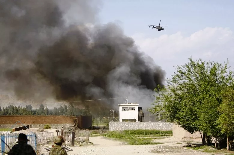 a security check post attacked by taliban in afghanistan photo reuters file a security check post attacked by taliban in afghanistan photo reuters file