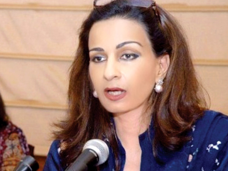 sherry urges parties to welcome zardari s call for unity