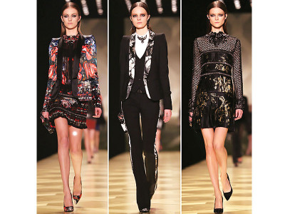 dark looks rule milan catwalks for next season