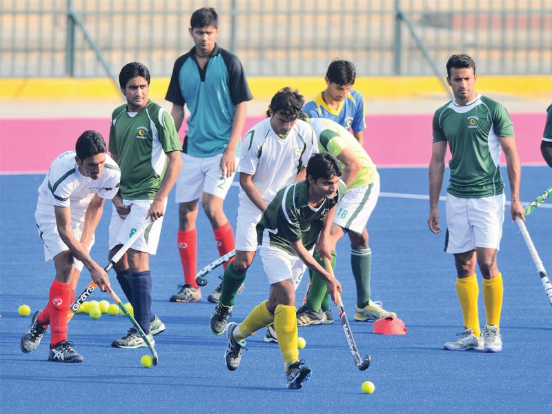 motivated by bringing home three medals last year pakistan hockey team is upbeat about performing well this year to improve its rankings photo express mehmood qureshi