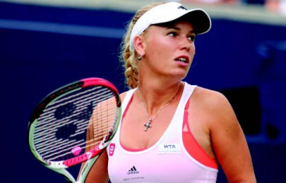 tennis wozniacki slips to shock defeat