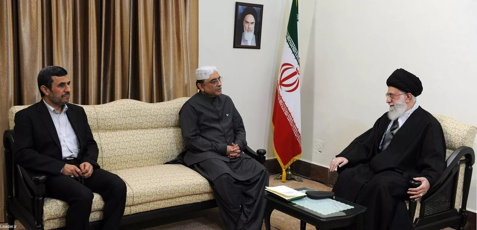a handout picture released by the official website of iranian supreme leader ayatollah ali khamenei shows khamenei r talking with president asif ali zardari and iran 039 s president mahmoud ahmadinejad not in picture photo afp a handout picture released by the official website of iranian supreme leader ayatollah ali khamenei shows khamenei r talking with president asif ali zardari and iran 039 s president mahmoud ahmadinejad not in picture photo afp
