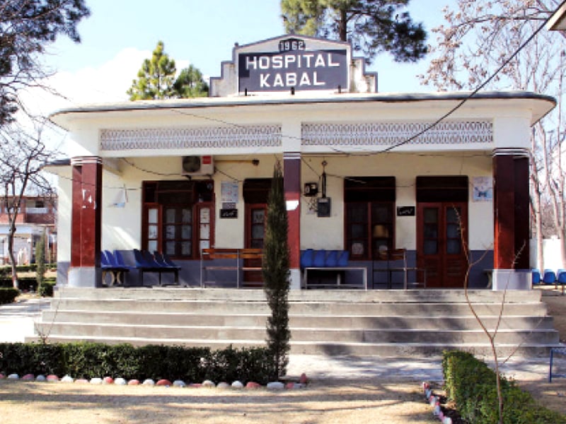 a large number of locals visit the tehsil hospital on a daily basis photo express