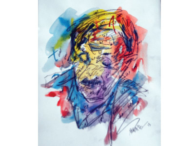 poetry through art afghan painter honours deceased scholar