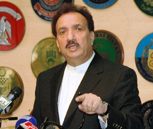 rehman malik insists operations against terrorists by security forces yielding good results photo pid file
