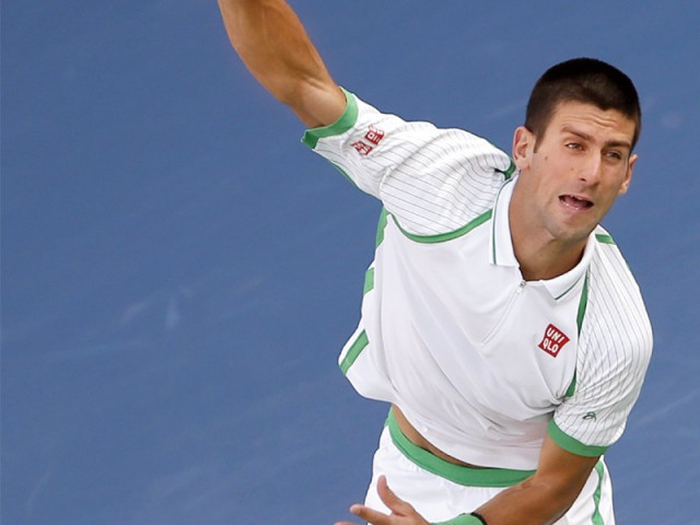 djokovic had no problems beating del potro as the serb qualified for his 55th atp final yesterday photo reuters