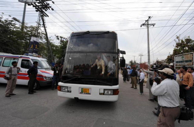no international team has played in pakistan since the march 2009 attack on the sri lankan cricket team bus in lahore photo afp file no international team has played in pakistan since the march 2009 attack on the sri lankan cricket team bus in lahore photo afp file
