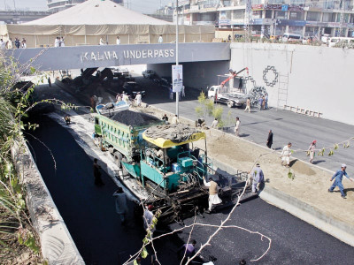 kalma chowk underpass open for business