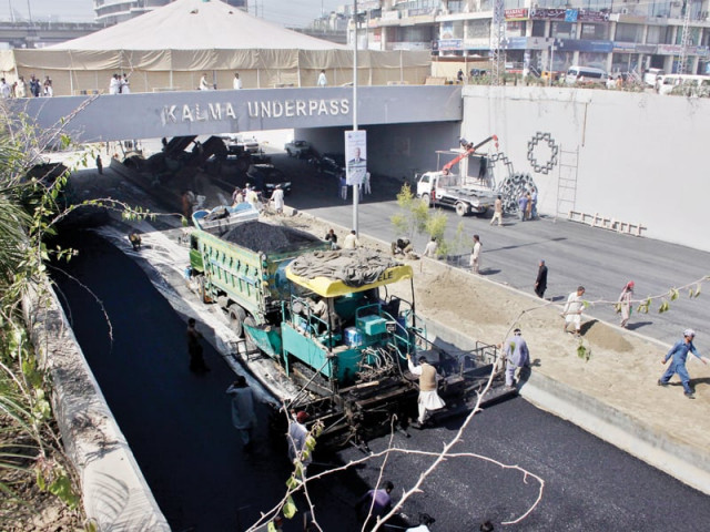 cheema said a traffic count two years back showed that kalma chowk was used by around 400 000 vehicles everyday photo shafiq malik express cheema said a traffic count two years back showed that kalma chowk was used by around 400 000 vehicles everyday photo shafiq malik express