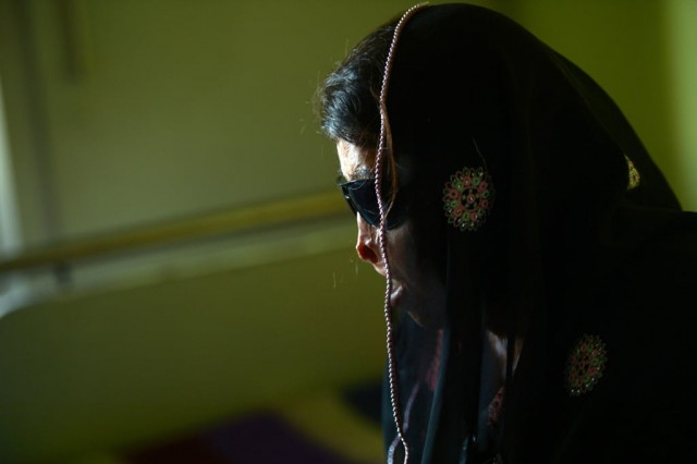 an acid attack victim waits for eye surgery at a hospital in rawalpindi photo afp an acid attack victim waits for eye surgery at a hospital in rawalpindi photo afp