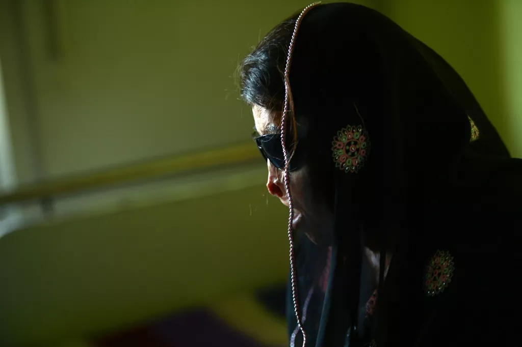an acid attack victim waits for eye surgery at a hospital in rawalpindi photo afp an acid attack victim waits for eye surgery at a hospital in rawalpindi photo afp