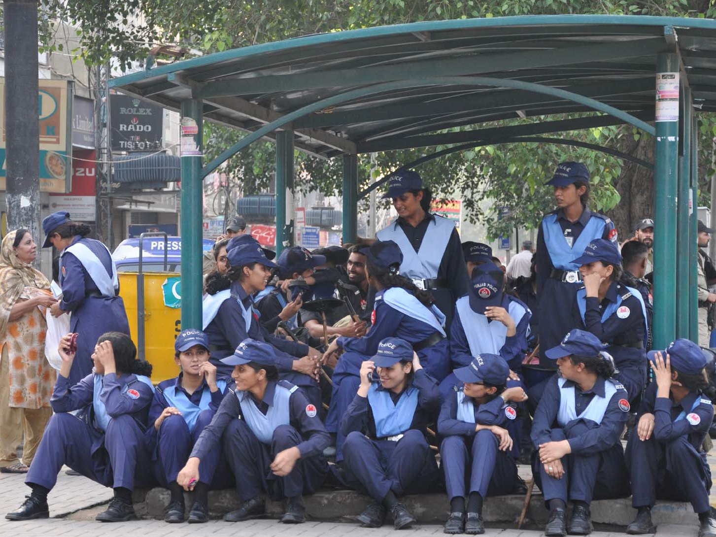 men and women work side by side in other organisations why are we caged in a separate women s police station says asp bukhari photo nni file