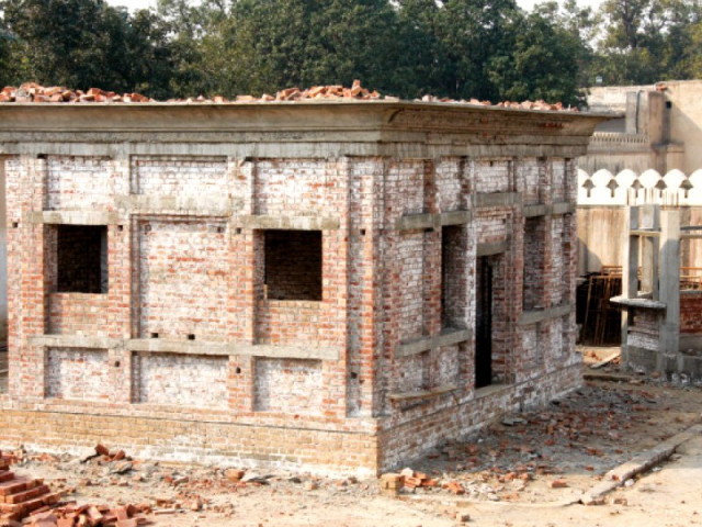 four of the gardens six towers walkways and a few pavilions are currently being repaired photo abid nawaz express four of the gardens six towers walkways and a few pavilions are currently being repaired photo abid nawaz express