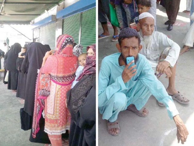scores of people wait outside nadra centres to obtain or register for their cnics while no officers or guards are deployed to guide them about social distancing photos express scores of people wait outside nadra centres to obtain or register for their cnics while no officers or guards are deployed to guide them about social distancing photos express