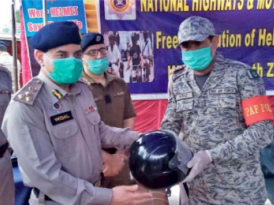 100 helmets distributed in murree 100 helmets distributed in murree