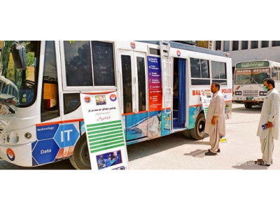 mobile police station set up in quetta