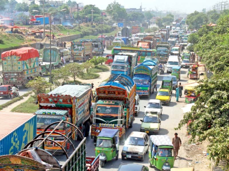 Potholed IJP Road puts motorists in a jam